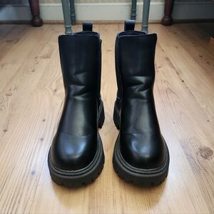 SHEIN | NWOT 💣 Black Leather Combat Boots
